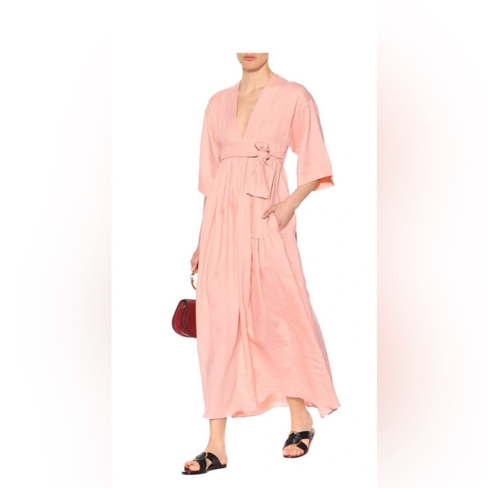 THREE GRACES LONDON Ferrers Linen Dress